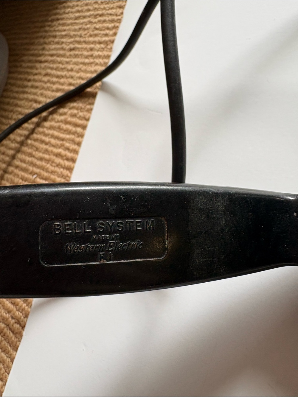 FIRM PRICE-  Vintage Rotary Phone - Picture 7 of 11